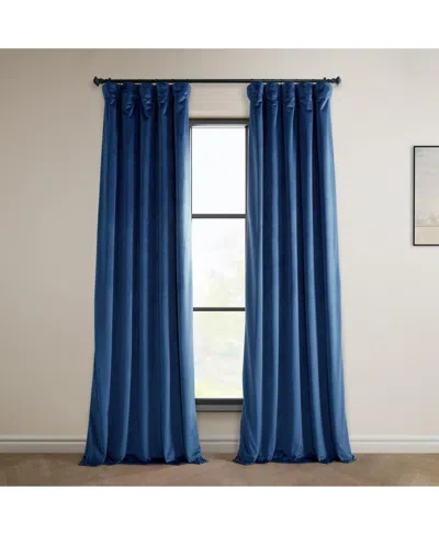 Half Price Drapes Cinema Red Heritage Plush Velvet Room Darkening Curtain