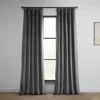 Half Price Drapes Cinema Red Heritage Plush Velvet Room Darkening Curtain