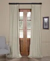 Half Price Drapes Cool Beige Signature Velvet Blackout Curtain In Beige,tan