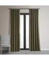Half Price Drapes Denver Taupe Signature Velvet Blackout Curtain In Beige,tan