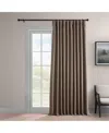 Half Price Drapes Extra Wide Textured Faux Linen Room Darkening Curtain