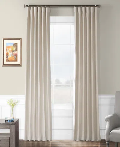 Half Price Drapes Fresh Khaki French Linen Room Darkening Curtain In Beige,tan