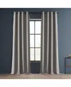 Half Price Drapes Grommet Textured Faux Linen Room Darkening Curtain In Multi