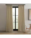 Half Price Drapes Ivory Raw Weave Linen Curtains (2 Panels) Rod Pocket Window Curtains And Drapes, 50w X 84l