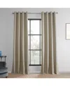 Half Price Drapes Light Beige Grommet Performance Linen Hotel Blackout Curtain In Beige,tan