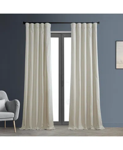 Half Price Drapes Light Greige Solid Cotton Hotel Blackout Curtain In Beige,tan