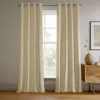 Half Price Drapes Neutral Ground Grommet Signature Velvet Blackout Curtain In Neutral