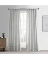 Half Price Drapes Off White Simply Faux Linen Curtain Pair (2 Panels) In White