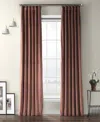 Half Price Drapes Pillow White Heritage Plush Velvet Room Darkening Curtain