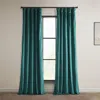 Half Price Drapes Pillow White Heritage Plush Velvet Room Darkening Curtain