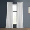 Half Price Drapes Pillow White Heritage Plush Velvet Room Darkening Curtain