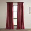 Half Price Drapes Pillow White Heritage Plush Velvet Room Darkening Curtain