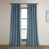 Half Price Drapes Pillow White Heritage Plush Velvet Room Darkening Curtain