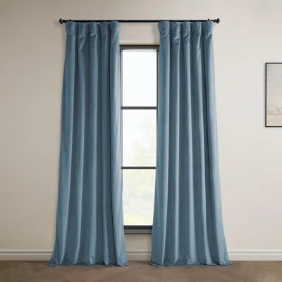 Half Price Drapes Pillow White Heritage Plush Velvet Room Darkening Curtain
