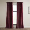 Half Price Drapes Pillow White Heritage Plush Velvet Room Darkening Curtain