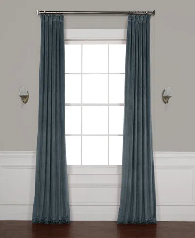 Half Price Drapes Pillow White Heritage Plush Velvet Room Darkening Curtain
