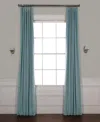 Half Price Drapes Skylark Blue Signature Velvet Blackout Curtain In Blue