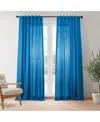 Half Price Drapes Tan Rustic Weave Sheer Linen Curtains (2 Panels) Rod Pocket Window Curtains And Drapes, 50 W X 96 L