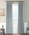 Half Price Drapes Textured Bellino Room Darkening Curtain In Blue