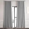Half Price Drapes Textured Bellino Room Darkening Curtain In Gray