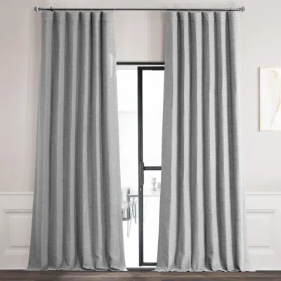 Half Price Drapes Textured Bellino Room Darkening Curtain In Gray