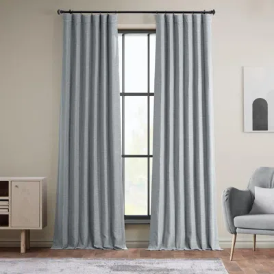 Half Price Drapes Textured Bellino Room Darkening Curtain In Gray