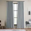 Half Price Drapes Textured Bellino Room Darkening Curtain In Gray