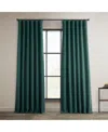 Half Price Drapes Textured Faux Linen Room Darkening Curtain