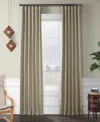 Half Price Drapes Textured Faux Linen Room Darkening Curtain
