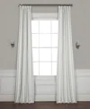 Half Price Drapes Textured Faux Linen Room Darkening Curtain In Gray