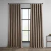 Half Price Drapes Textured Faux Linen Room Darkening Curtain In Multi