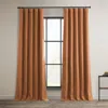 Half Price Drapes Tuscany Green Textured Faux Linen Room Darkening Curtain