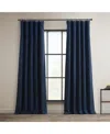 Half Price Drapes Tuscany Green Textured Faux Linen Room Darkening Curtain