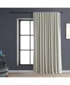 Shop Half Price Drapes Warm White Extra Wide Performance Linen Hotel Blackout Curtain