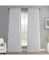 Half Price Drapes White Simply Velvet Room Darkening Curtain Pair (2 Panels) In White