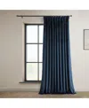 Half Price Drapes Wild Rose Extra Wide Heritage Plush Velvet Room Darkening Curtain