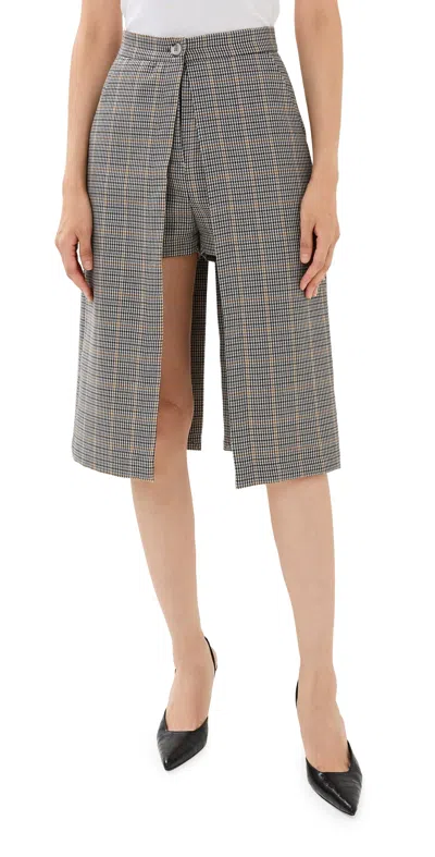 Halfboy Bermuda Skirt Prince Of Wales