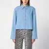 Halfboy Blue Denim Shirt In Blue