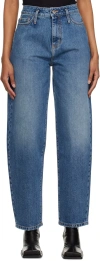 Halfboy Blue Oversized Jeans In Sky