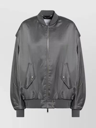 HALFBOY BOMBER JACKET WITH ZIP AND FLAP POCKETS