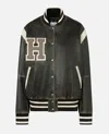 Halfboy Bomber Varsity In Black