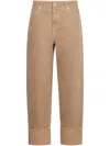 Halfboy Relaxed Fit Denim Trousers In Neutrals