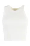 Halfboy Off-white Mono Tank Top In White