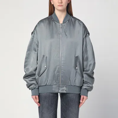 HALFBOY HALFBOY GREY ZIPPED OVER BOMBER JACKET