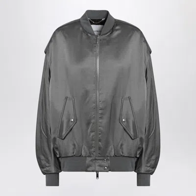HALFBOY GREY ZIPPED OVER BOMBER JACKET