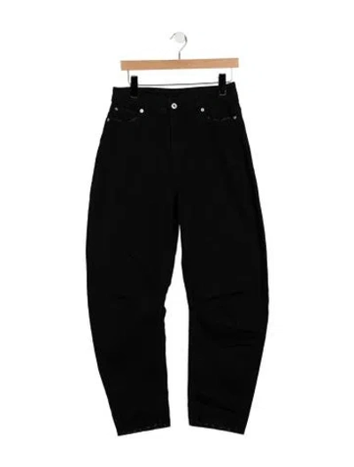 Pre-owned Halfboy High-rise Wide Leg Jeans In Black