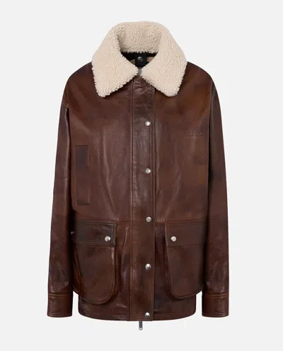 HALFBOY LEATHER PARKA