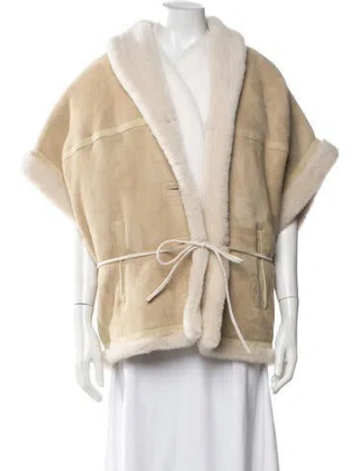 Pre-owned Halfboy Leather Vest In White