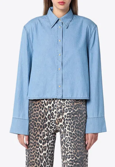 HALFBOY LONG-SLEEVED DENIM SHIRT