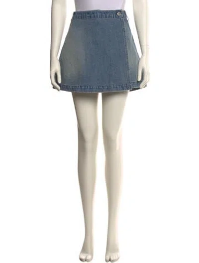 Pre-owned Halfboy Mini Shorts In Blue